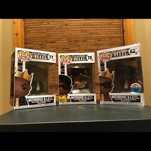 ❌ (SOLD) FUNKO POP Notorious BIG lot. Brand new. BNIB